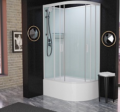 Frank Душевая кабина F412/2 L white – фотография-2